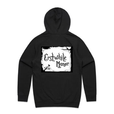 #1213 Erstwhile Manor Pocket hit front and large crow logo Unisex hoody Thumbnail