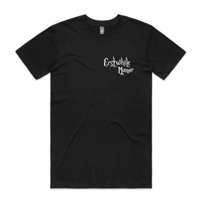 #1113 Erstwhile Manor Pocket hit front and large crow logo Unisex tee Thumbnail